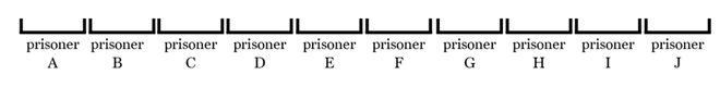 prisoner line up